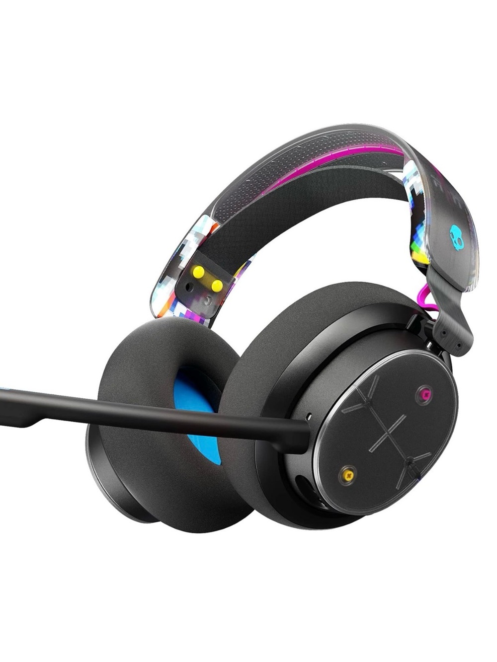 Skullcandy Black Headset with Multicolor Accents